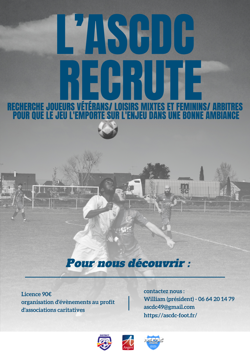 RECRUTEMENT ASCDC 2026-2027