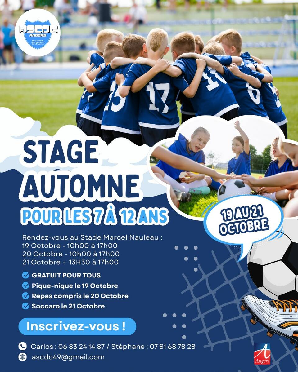 STAGE LOISIRS JEUNES _ 19-21 Octobre 2026