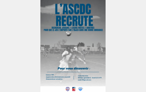 RECRUTEMENT ASCDC 2026-2027